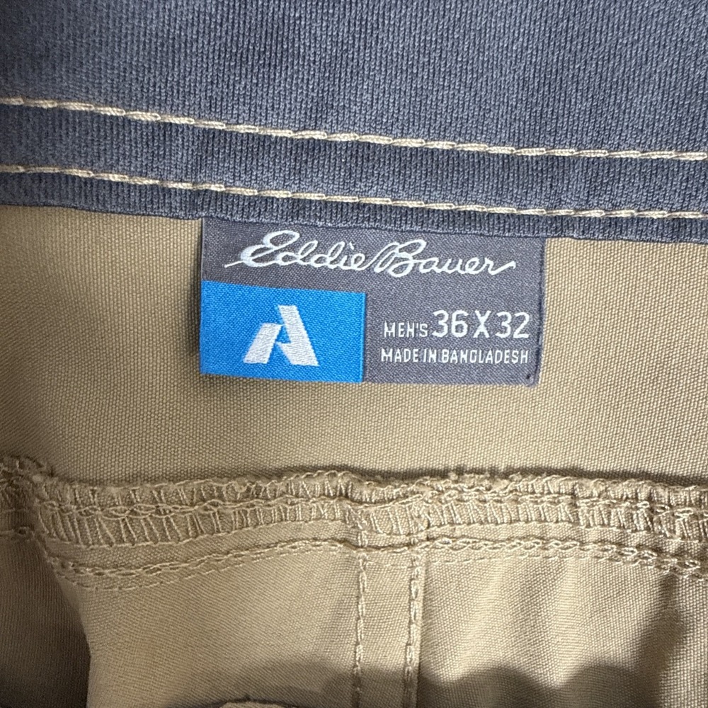 Eddie Bauer First Ascent Pants Mens 36x32 (38x32) Tan Guide Pro Hiking - Picture 4 of 10